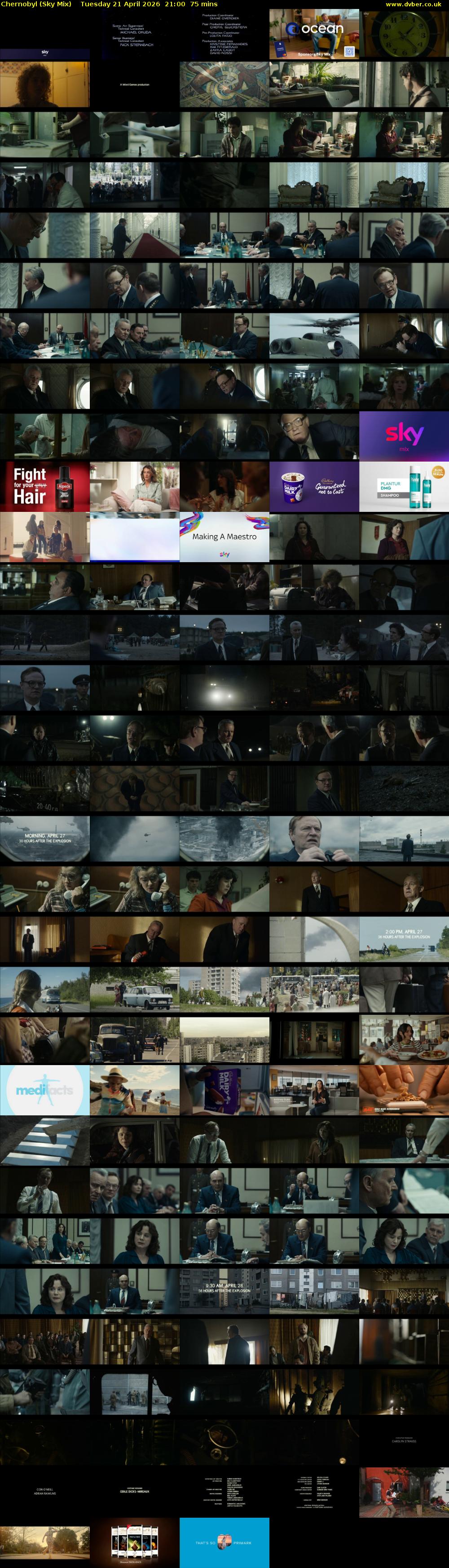 Chernobyl (Sky Mix) Tuesday 21 April 2026 21:00 - 22:15