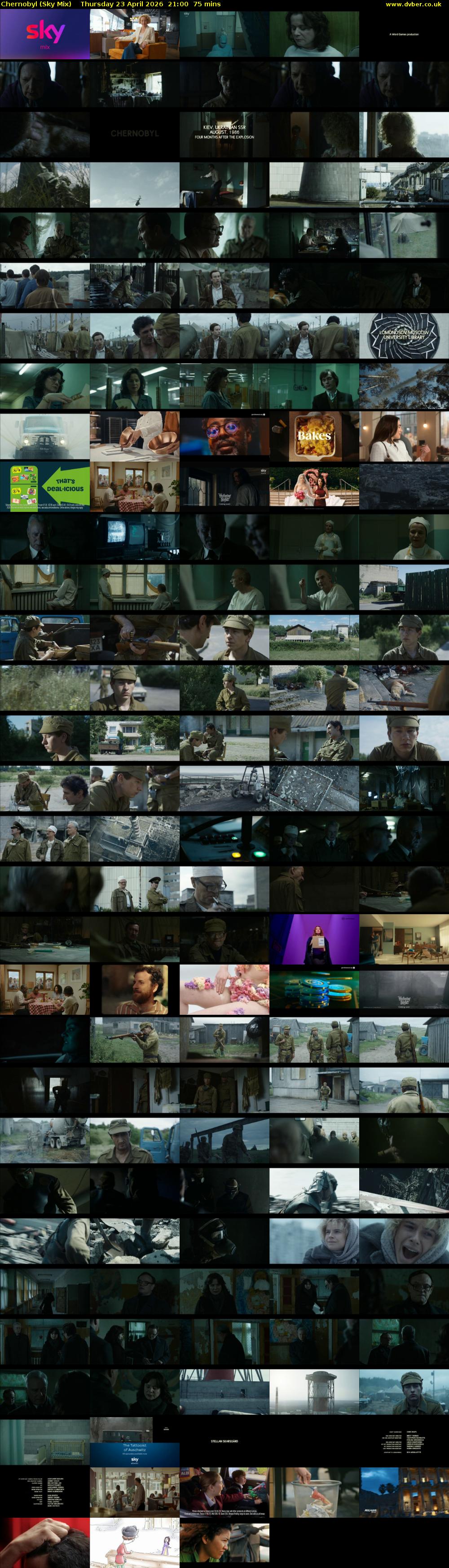 Chernobyl (Sky Mix) Thursday 23 April 2026 21:00 - 22:15
