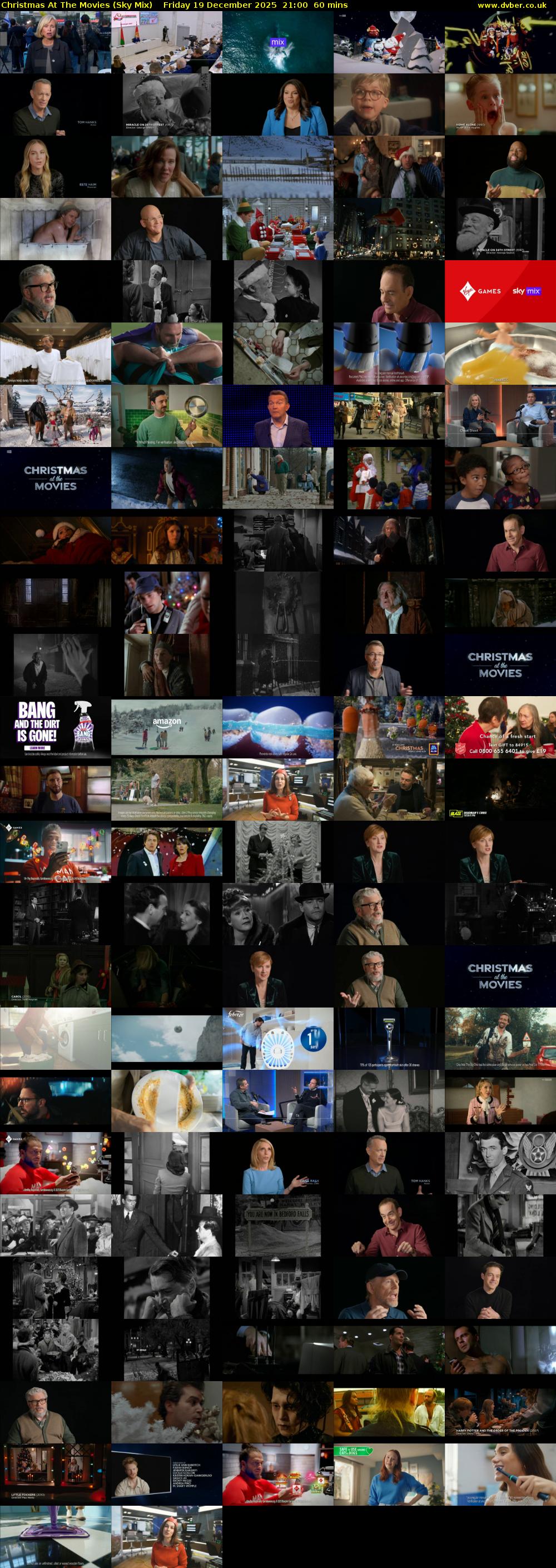 Christmas At The Movies (Sky Mix) Friday 19 December 2025 21:00 - 22:00
