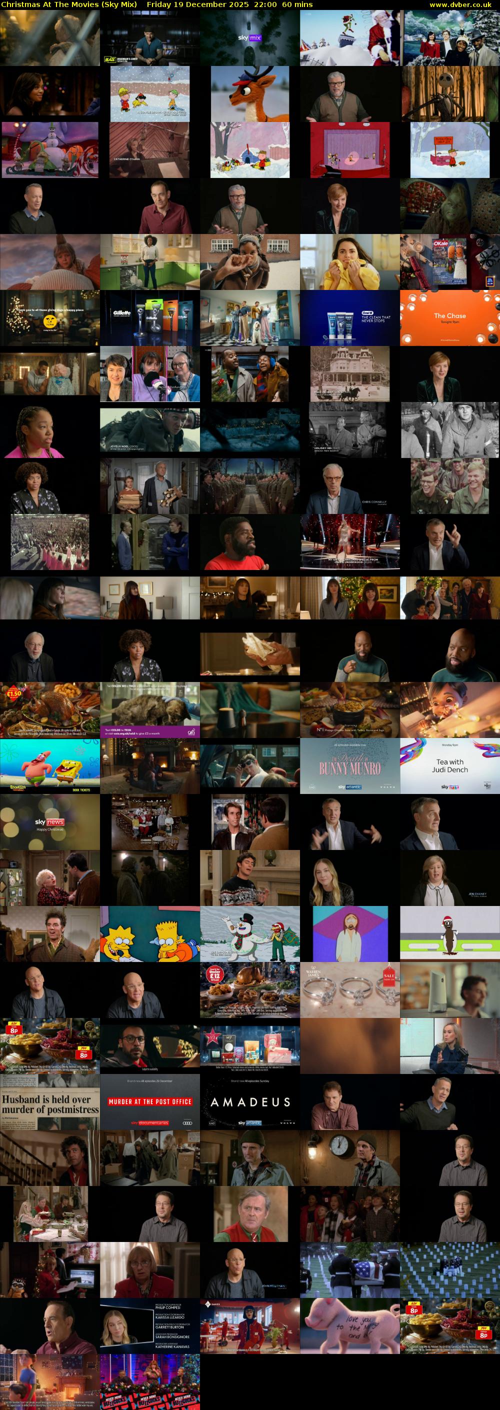 Christmas At The Movies (Sky Mix) Friday 19 December 2025 22:00 - 23:00
