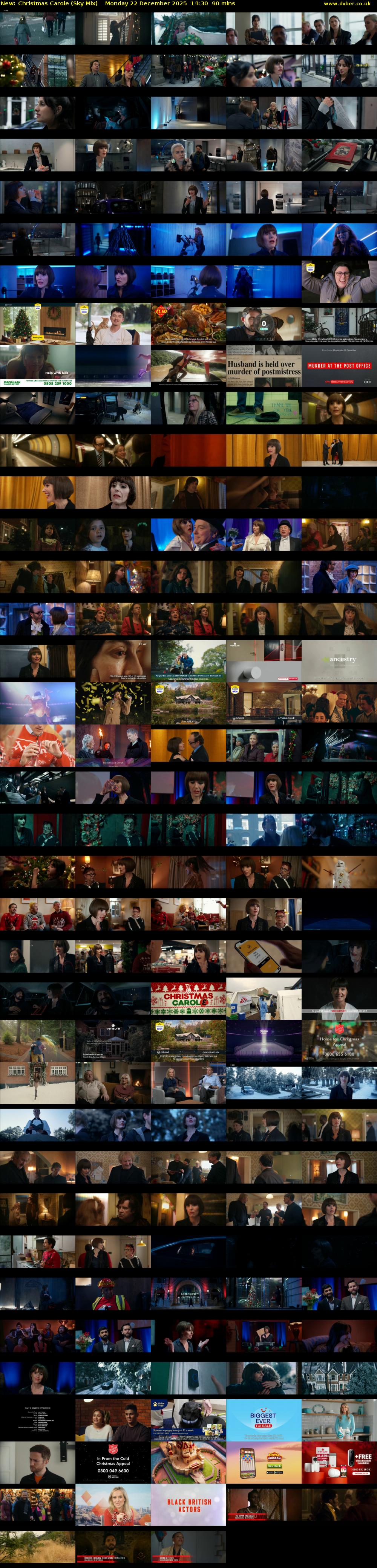 Christmas Carole (Sky Mix) Monday 22 December 2025 14:30 - 16:00