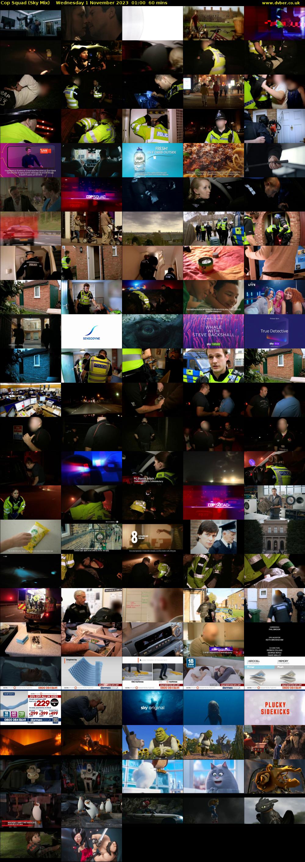 Cop Squad (Sky Mix) Wednesday 1 November 2023 01:00 - 02:00