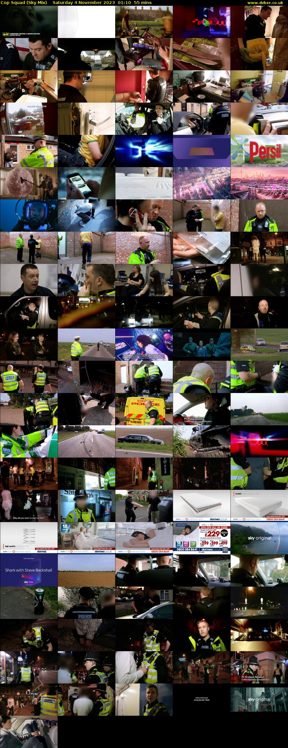 Cop Squad (Sky Mix) Saturday 4 November 2023 01:10 - 02:05