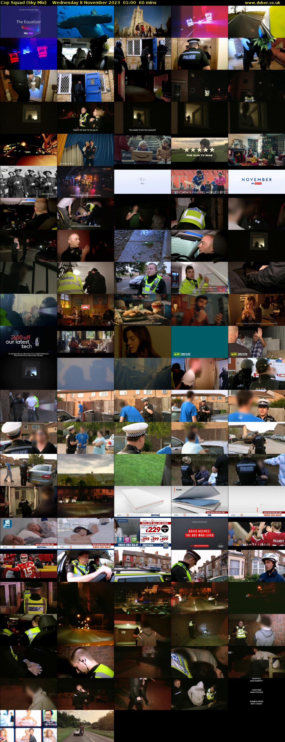 Cop Squad (Sky Mix) Wednesday 8 November 2023 01:00 - 02:00