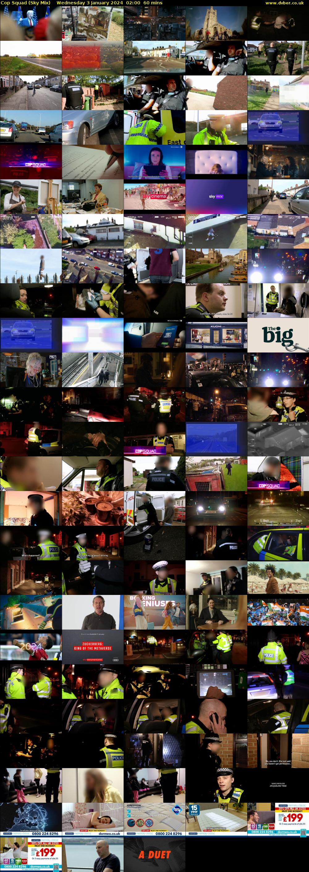 Cop Squad (Sky Mix) Wednesday 3 January 2024 02:00 - 03:00