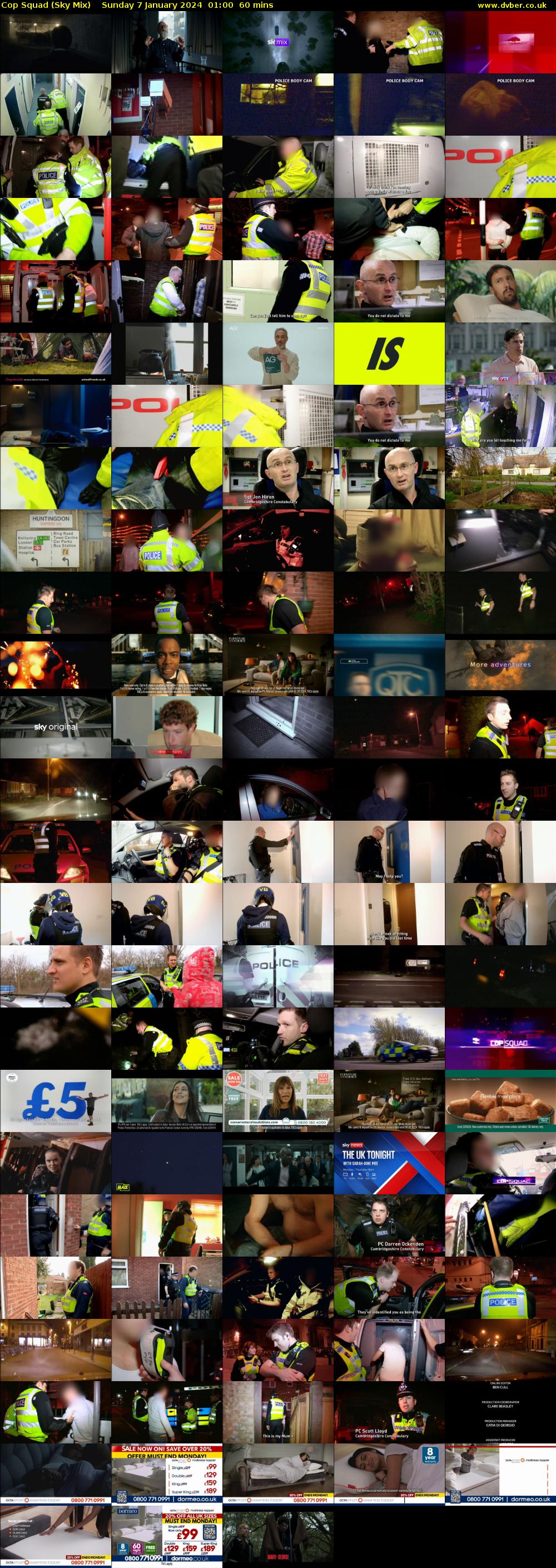 Cop Squad (Sky Mix) Sunday 7 January 2024 01:00 - 02:00