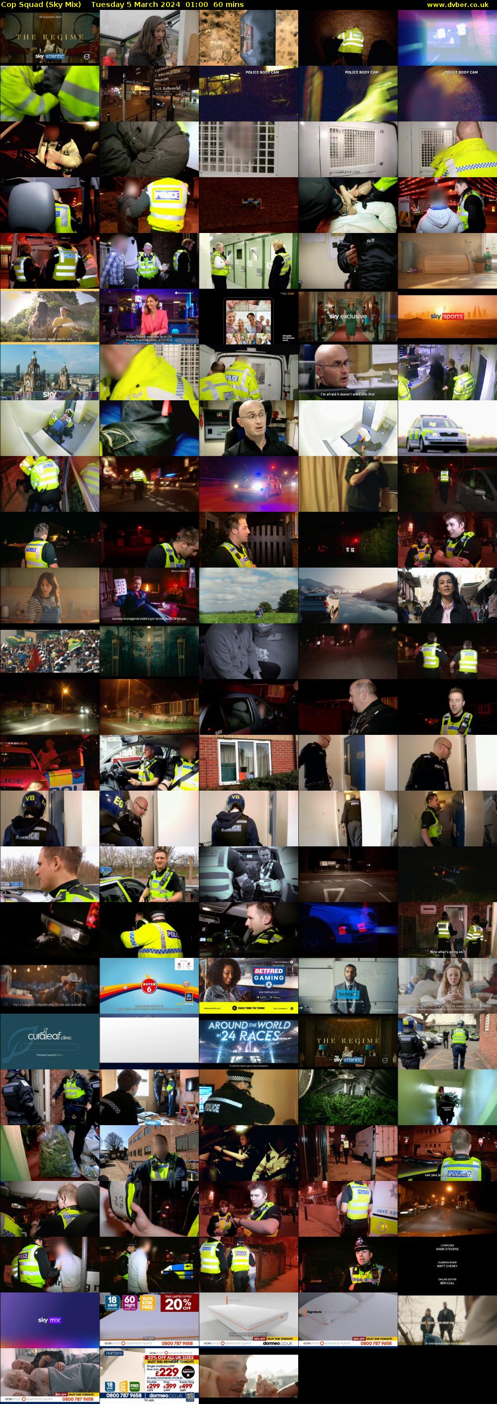 Cop Squad (Sky Mix) Tuesday 5 March 2024 01:00 - 02:00