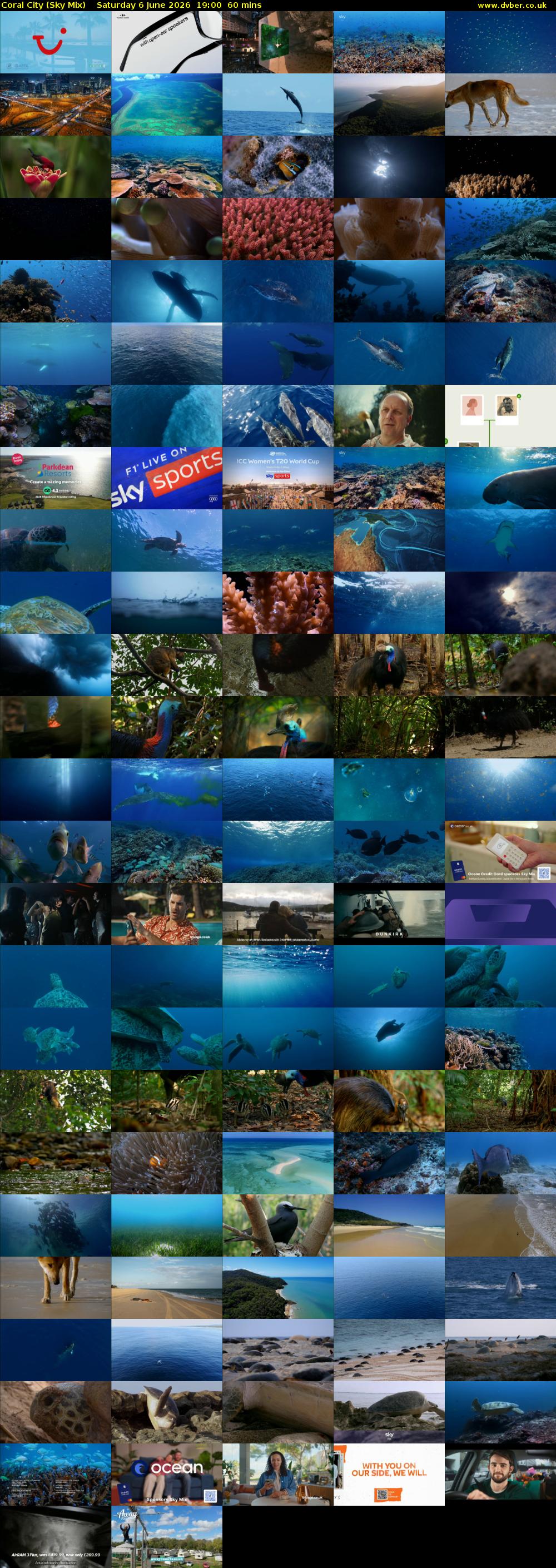 Coral City (Sky Mix) Saturday 6 June 2026 19:00 - 20:00