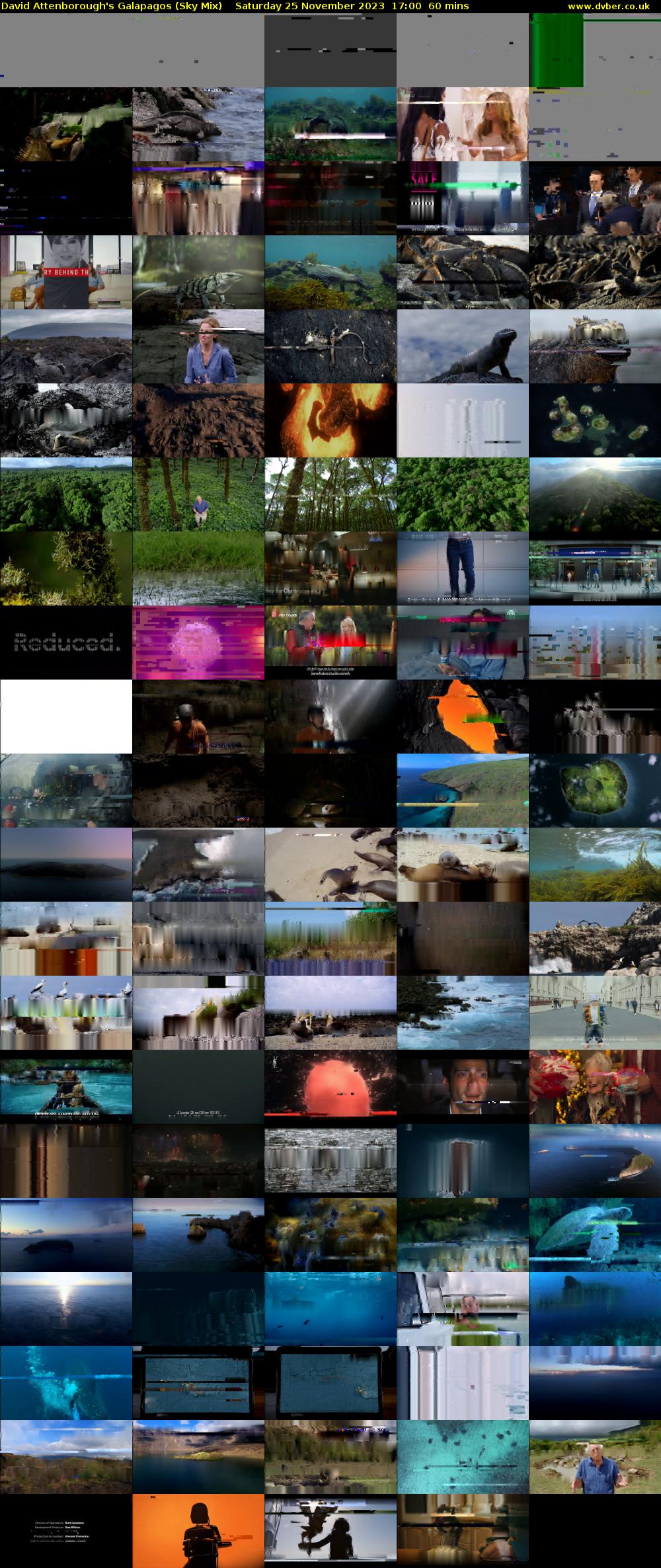 David Attenborough's Galapagos (Sky Mix) Saturday 25 November 2023 17:00 - 18:00
