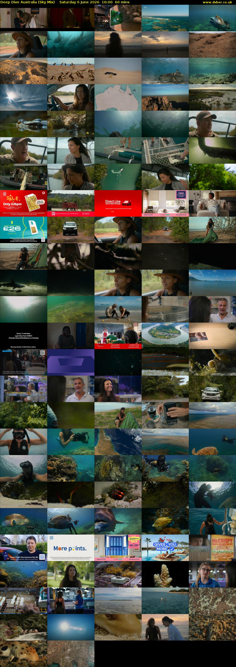 Deep Dive Australia (Sky Mix) Saturday 6 June 2026 16:00 - 17:00