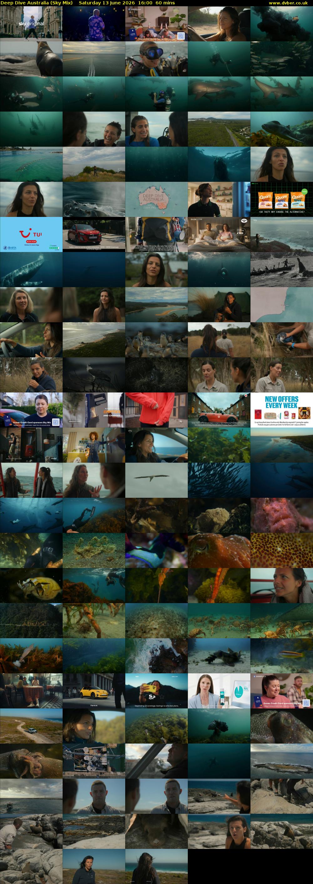 Deep Dive Australia (Sky Mix) Saturday 13 June 2026 16:00 - 17:00