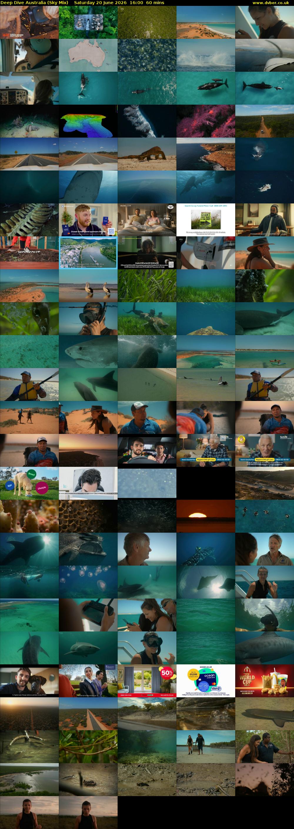 Deep Dive Australia (Sky Mix) Saturday 20 June 2026 16:00 - 17:00