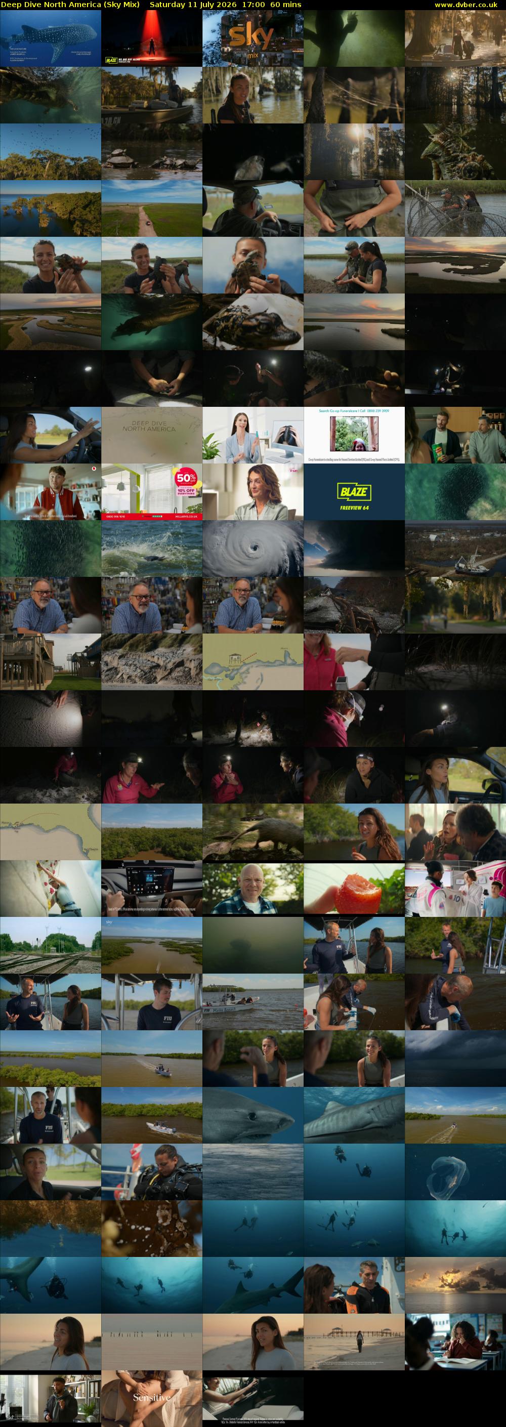 Deep Dive North America (Sky Mix) Saturday 11 July 2026 17:00 - 18:00
