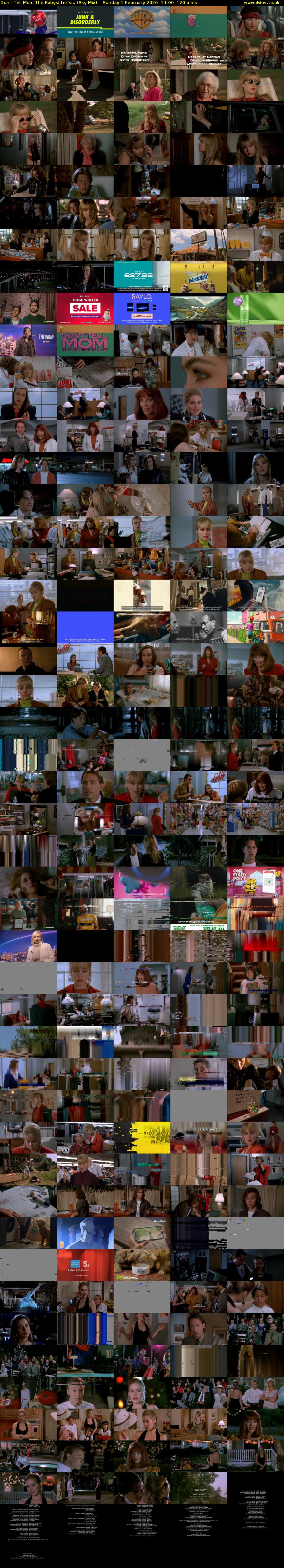 Don't Tell Mom The Babysitter's... (Sky Mix) Sunday 1 February 2026 14:00 - 16:00