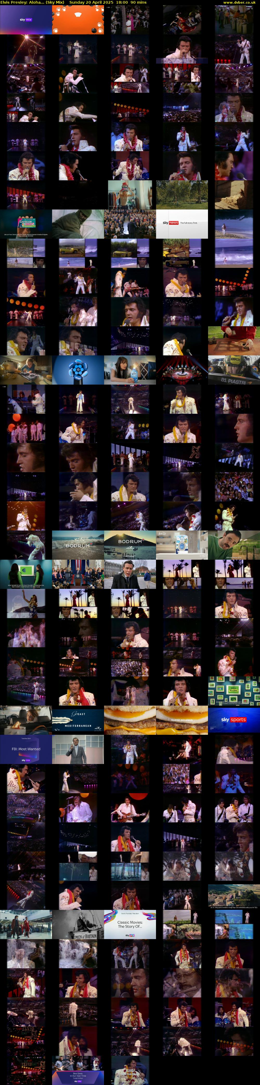 Elvis Presley: Aloha... (Sky Mix) Sunday 20 April 2025 18:00 - 19:30