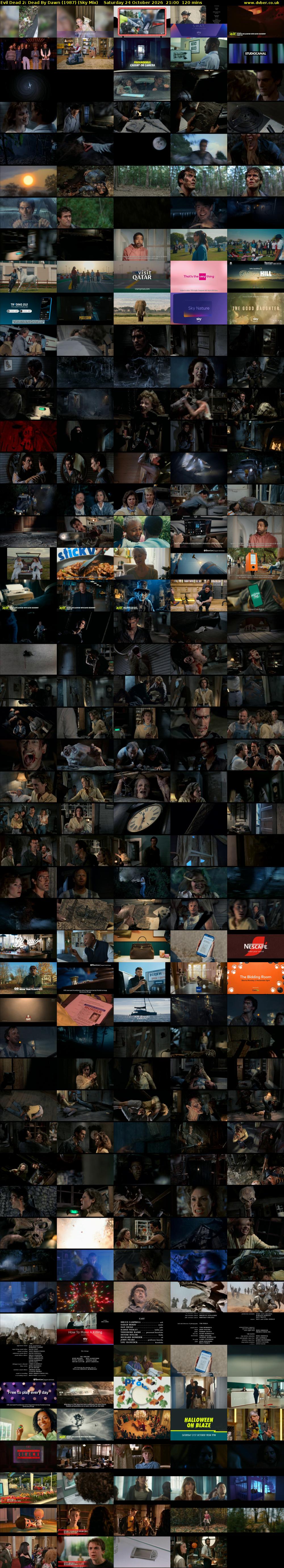 Evil Dead 2: Dead By Dawn (1987) (Sky Mix) Saturday 24 October 2026 21:00 - 23:00
