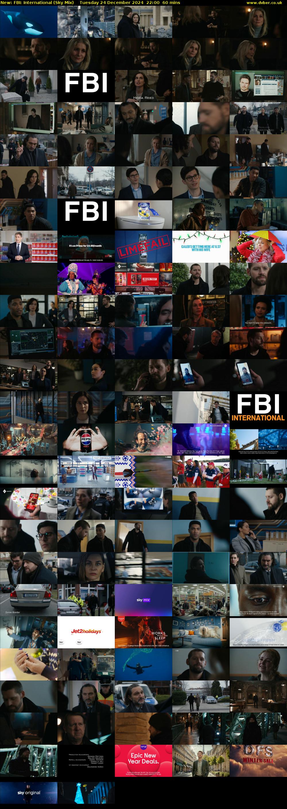 FBI: International (Sky Mix) Tuesday 24 December 2024 22:00 - 23:00