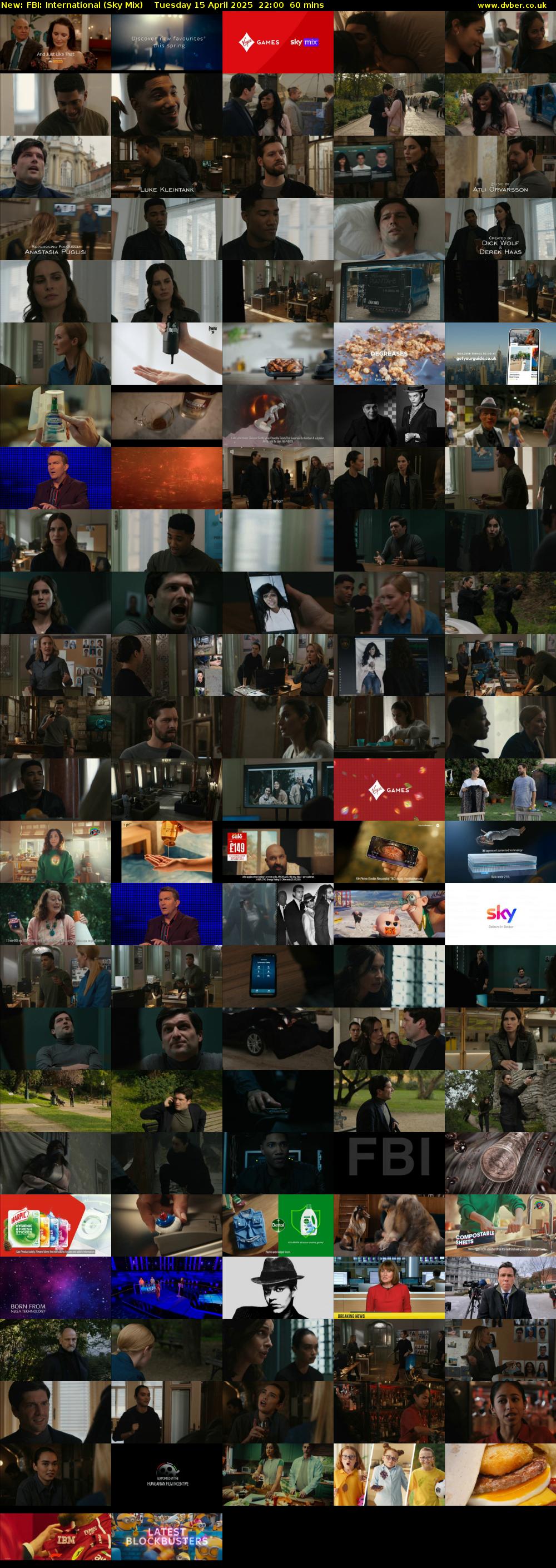 FBI: International (Sky Mix) Tuesday 15 April 2025 22:00 - 23:00