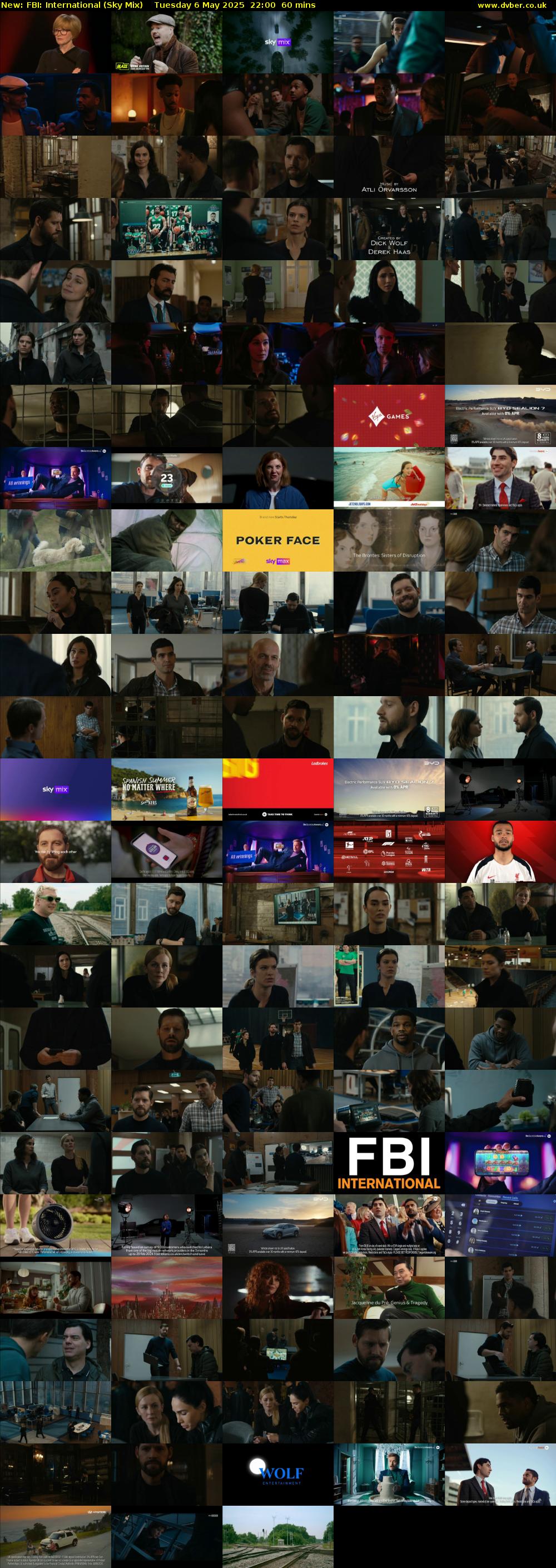 FBI: International (Sky Mix) Tuesday 6 May 2025 22:00 - 23:00
