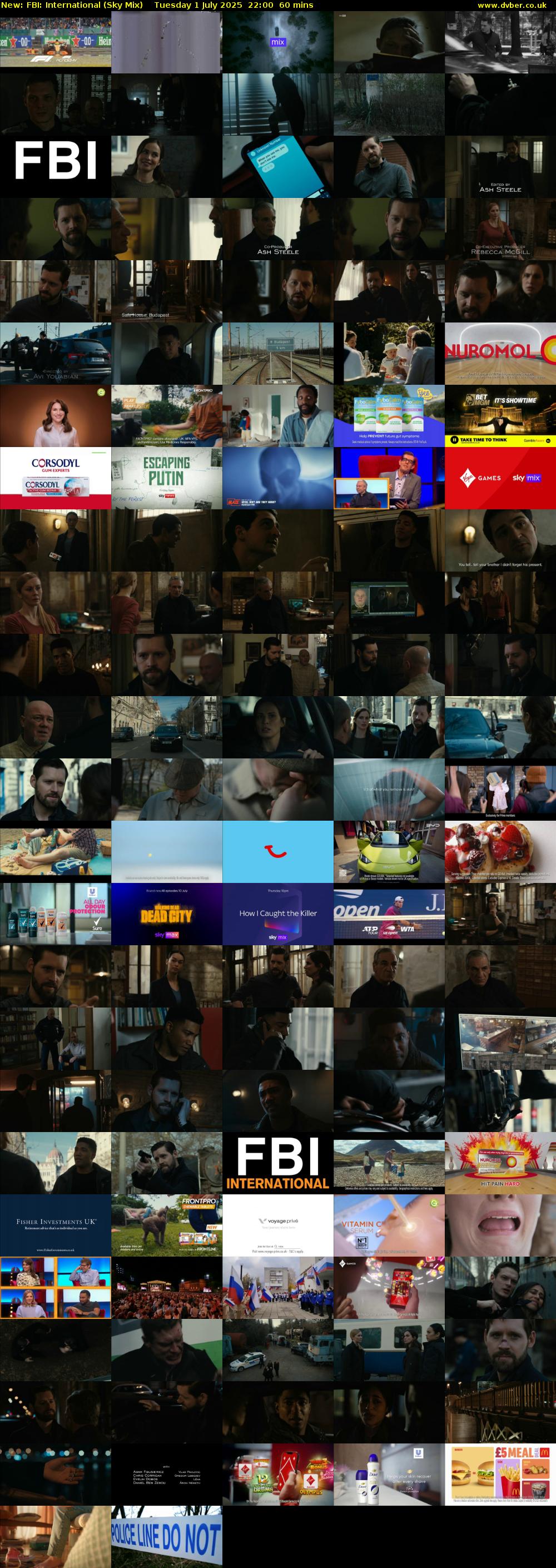 FBI: International (Sky Mix) Tuesday 1 July 2025 22:00 - 23:00
