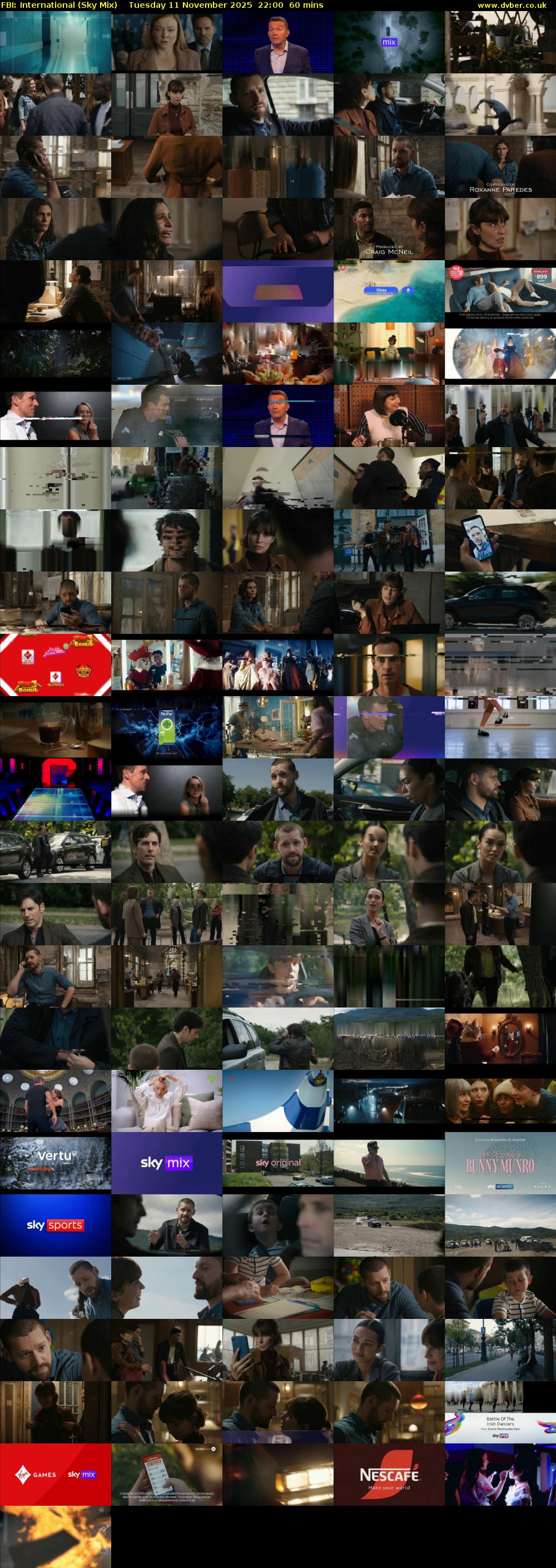 FBI: International (Sky Mix) Tuesday 11 November 2025 22:00 - 23:00