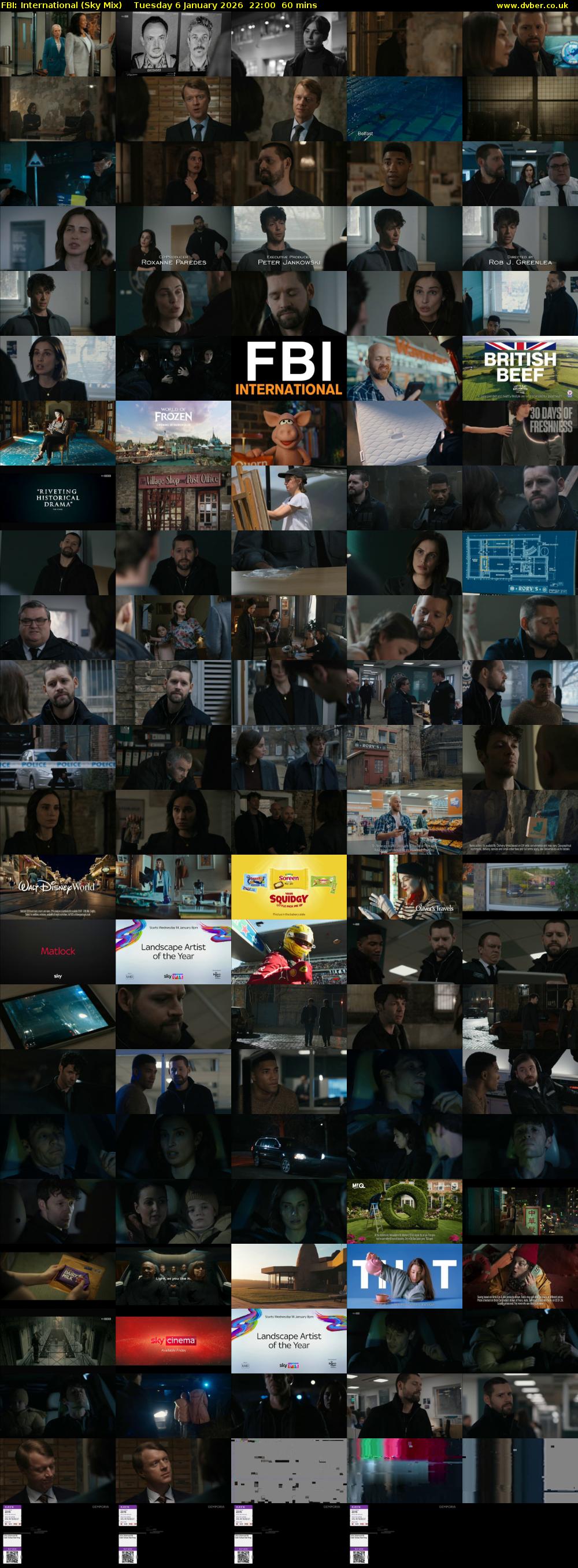 FBI: International (Sky Mix) Tuesday 6 January 2026 22:00 - 23:00