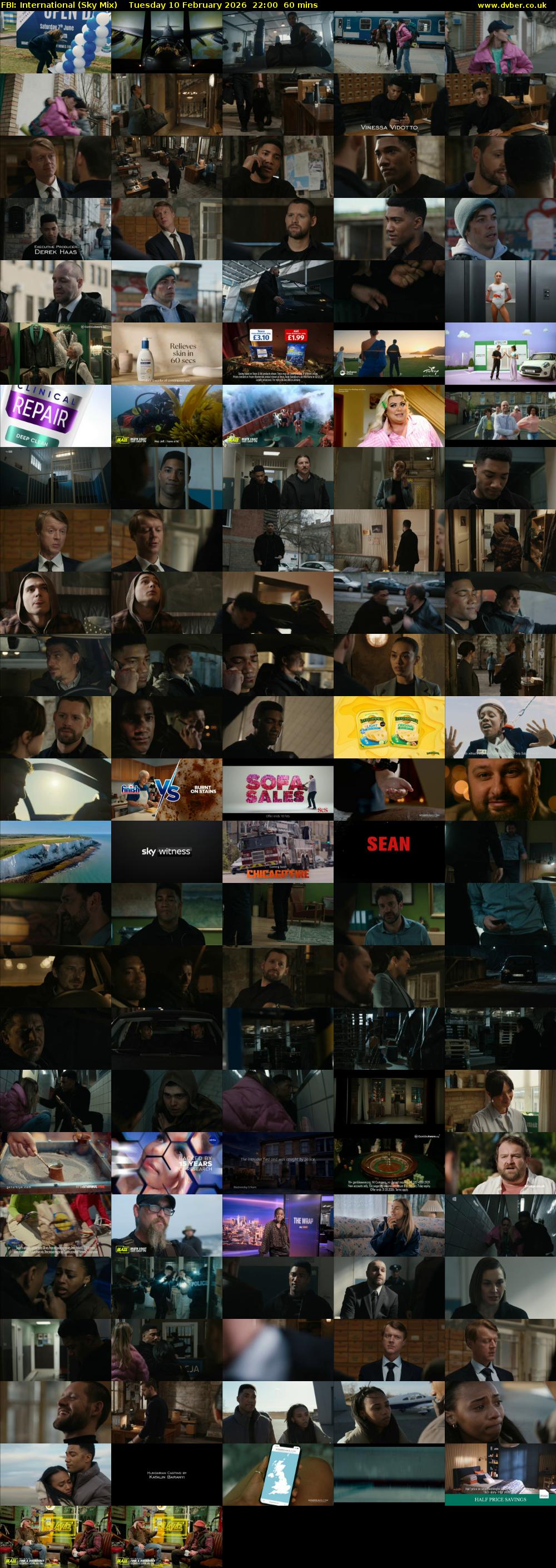 FBI: International (Sky Mix) Tuesday 10 February 2026 22:00 - 23:00