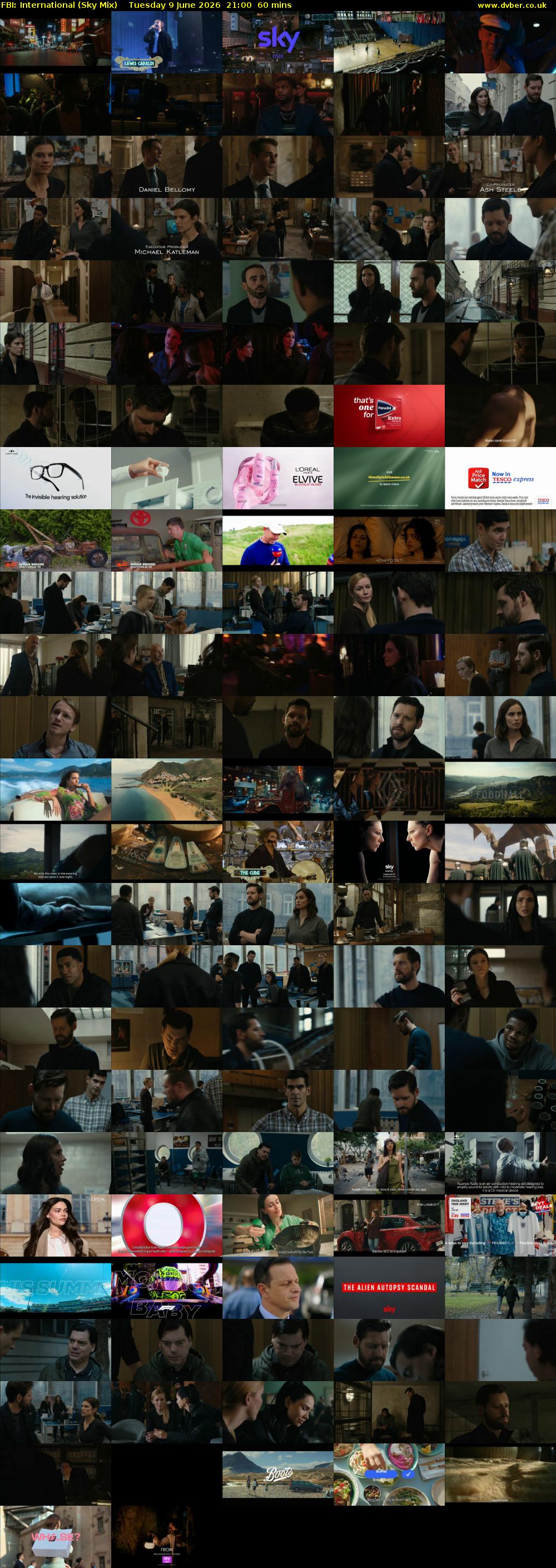 FBI: International (Sky Mix) Tuesday 9 June 2026 21:00 - 22:00