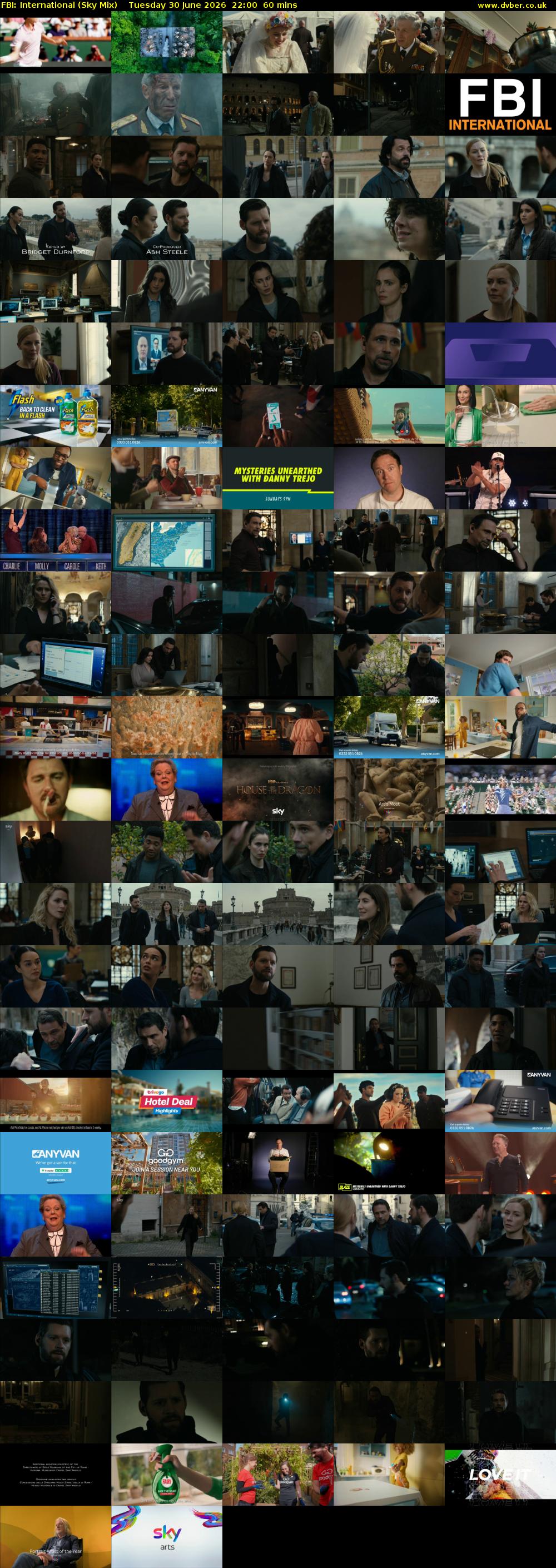 FBI: International (Sky Mix) Tuesday 30 June 2026 22:00 - 23:00