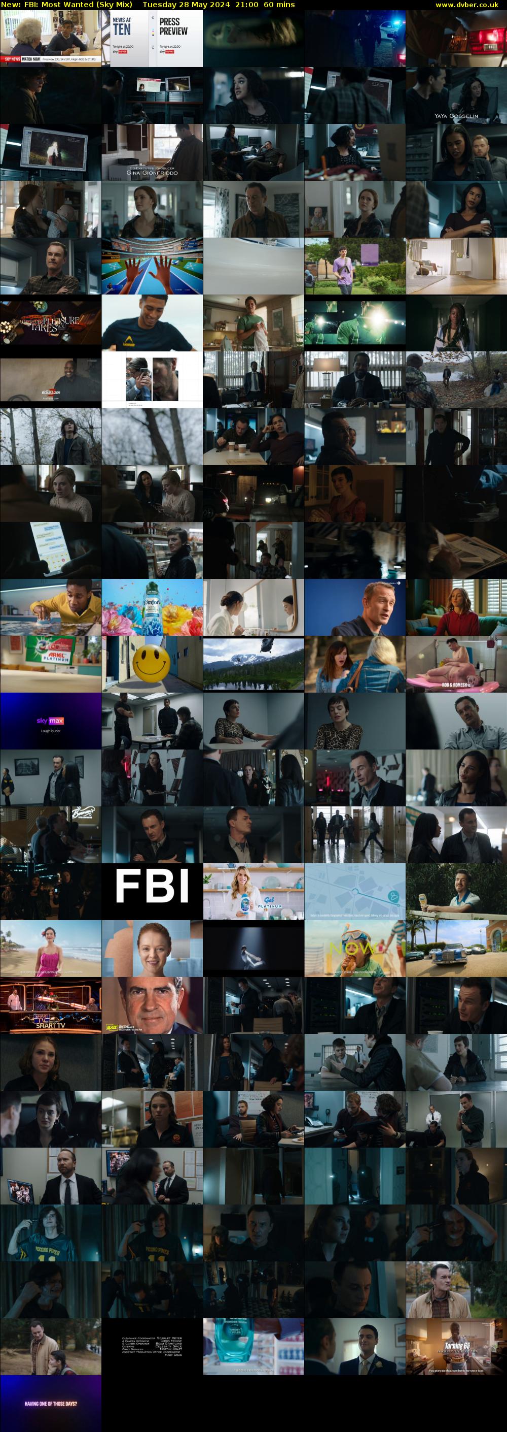 FBI: Most Wanted (Sky Mix) Tuesday 28 May 2024 21:00 - 22:00