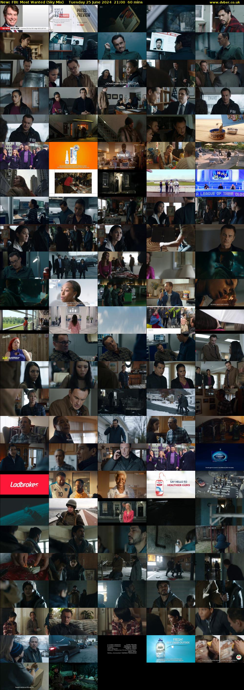 FBI: Most Wanted (Sky Mix) Tuesday 25 June 2024 21:00 - 22:00