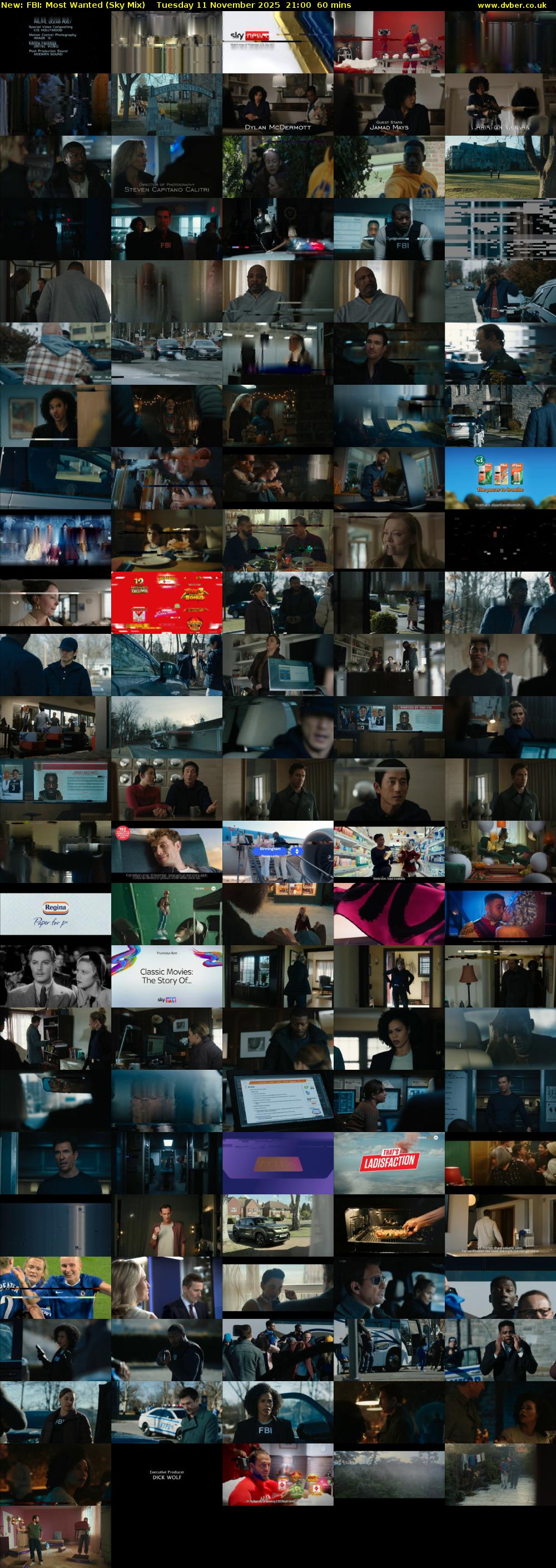 FBI: Most Wanted (Sky Mix) Tuesday 11 November 2025 21:00 - 22:00