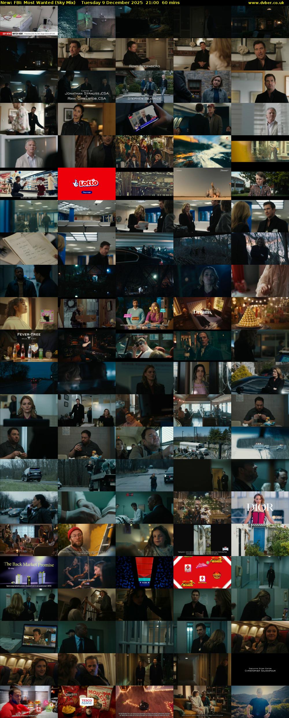 FBI: Most Wanted (Sky Mix) Tuesday 9 December 2025 21:00 - 22:00