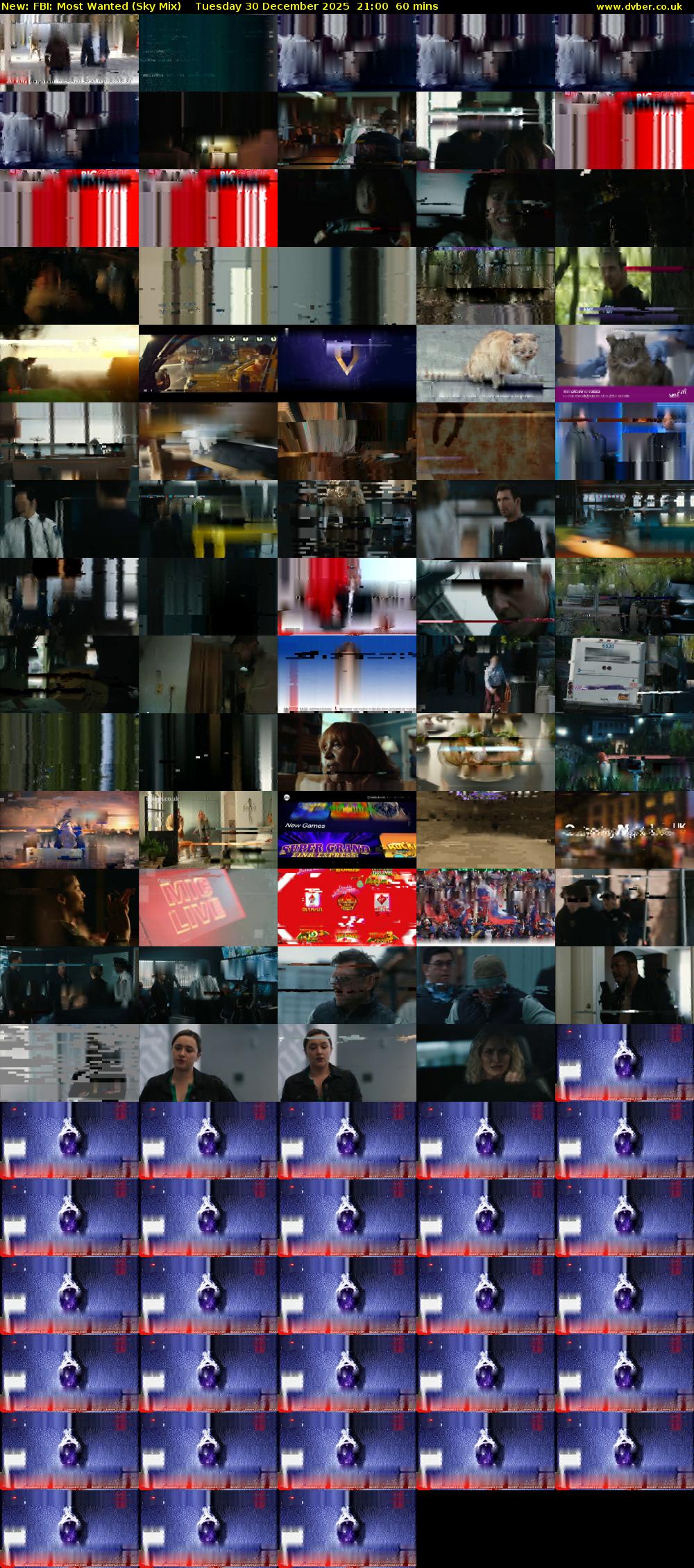 FBI: Most Wanted (Sky Mix) Tuesday 30 December 2025 21:00 - 22:00