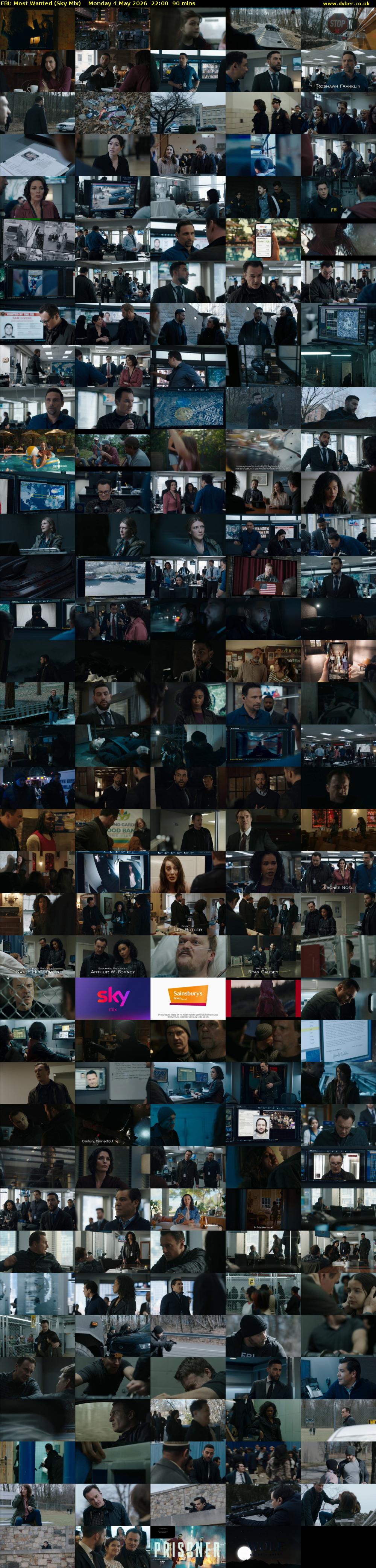 FBI: Most Wanted (Sky Mix) Monday 4 May 2026 22:00 - 23:30