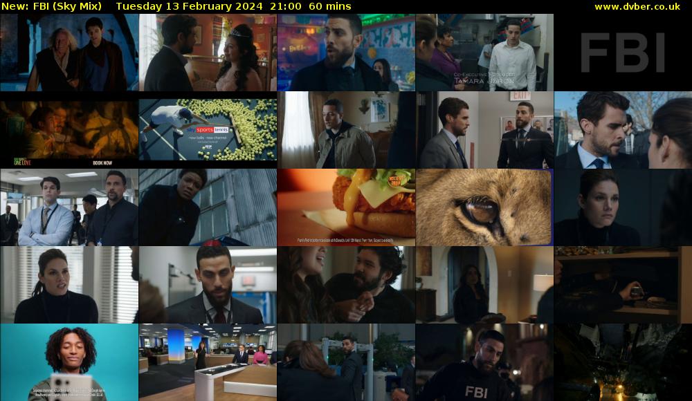 FBI (Sky Mix) Tuesday 13 February 2024 21:00 - 22:00