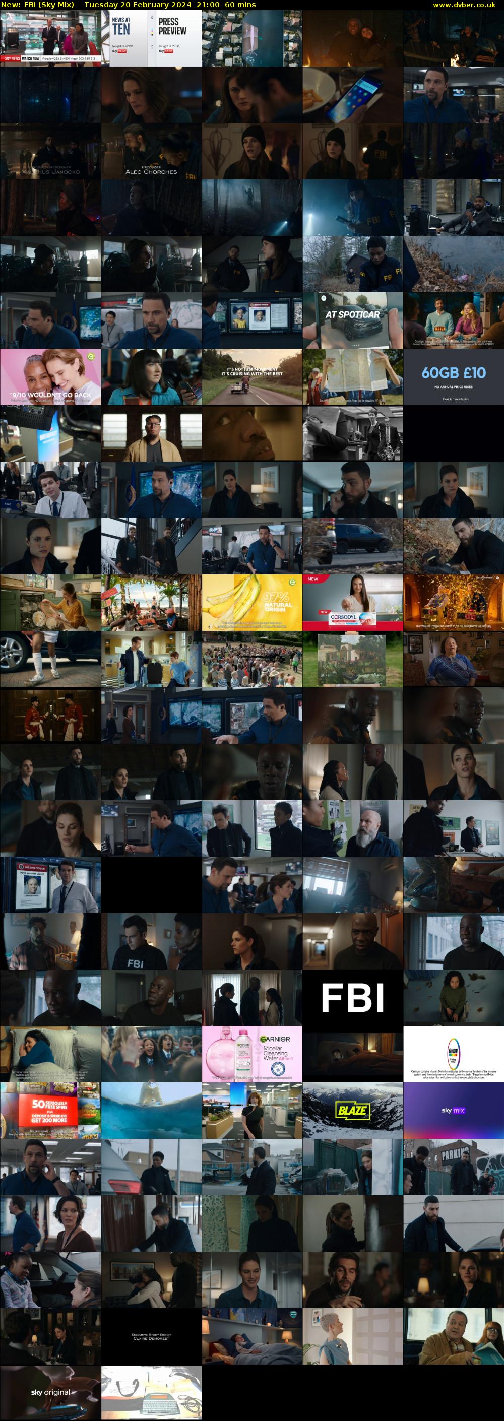 FBI (Sky Mix) Tuesday 20 February 2024 21:00 - 22:00