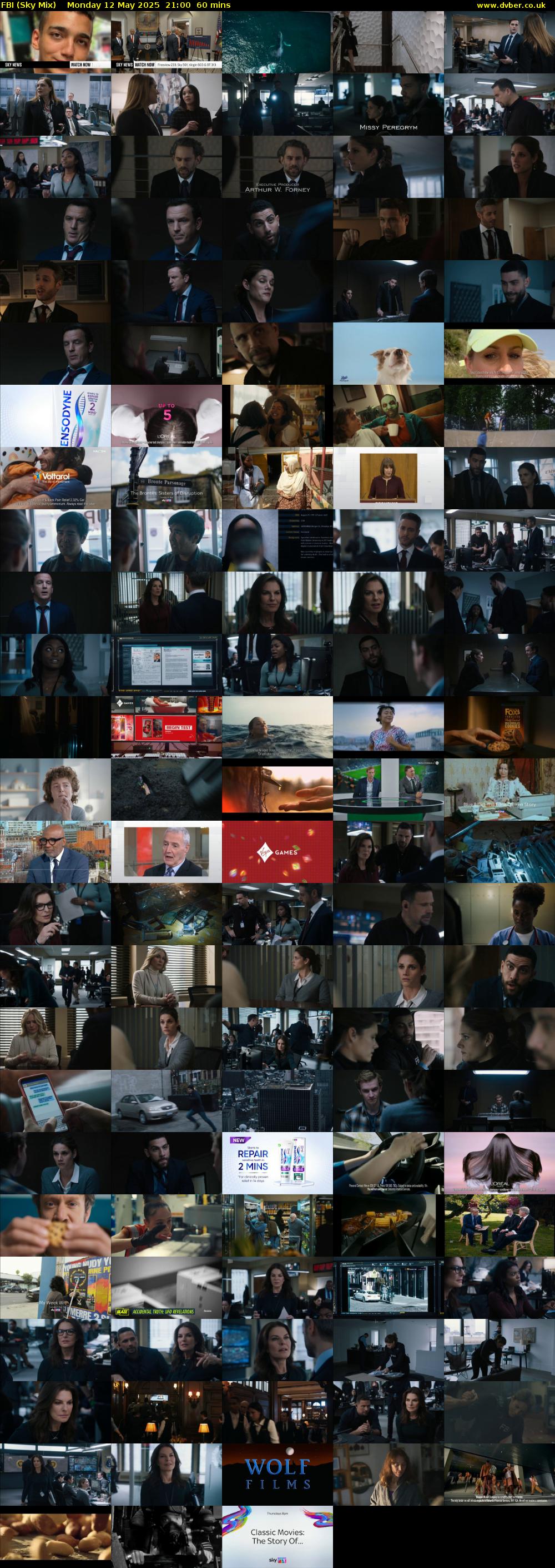 FBI (Sky Mix) Monday 12 May 2025 21:00 - 22:00