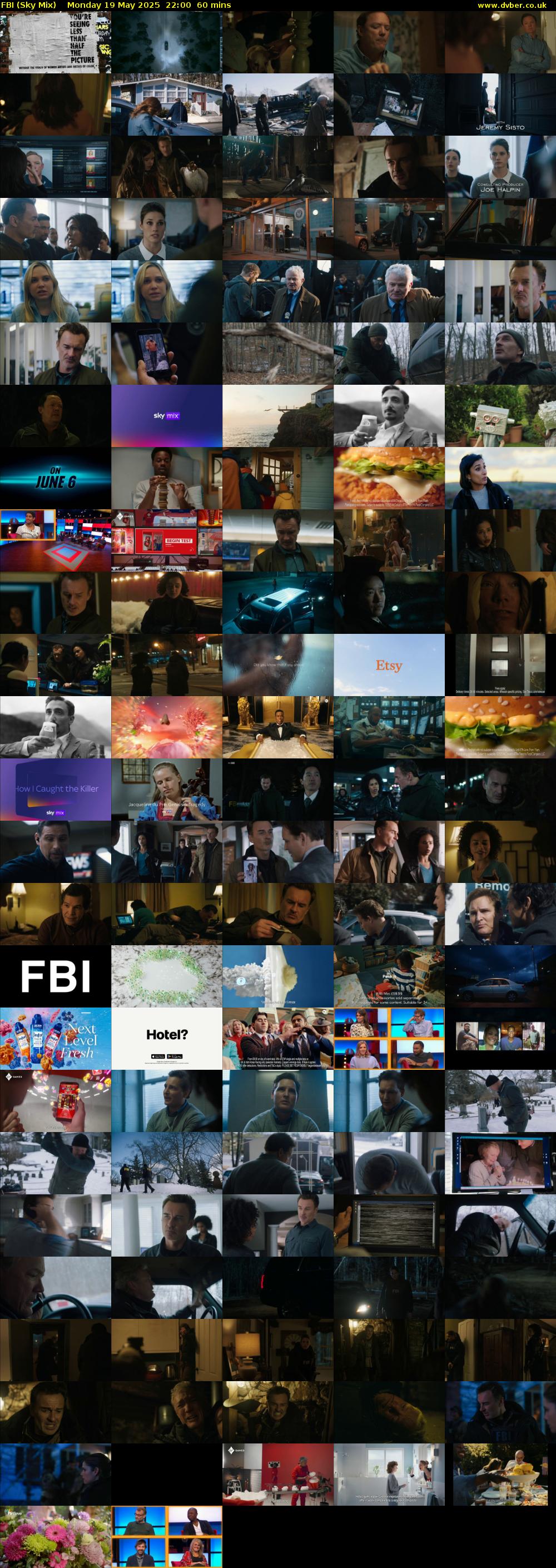 FBI (Sky Mix) Monday 19 May 2025 22:00 - 23:00