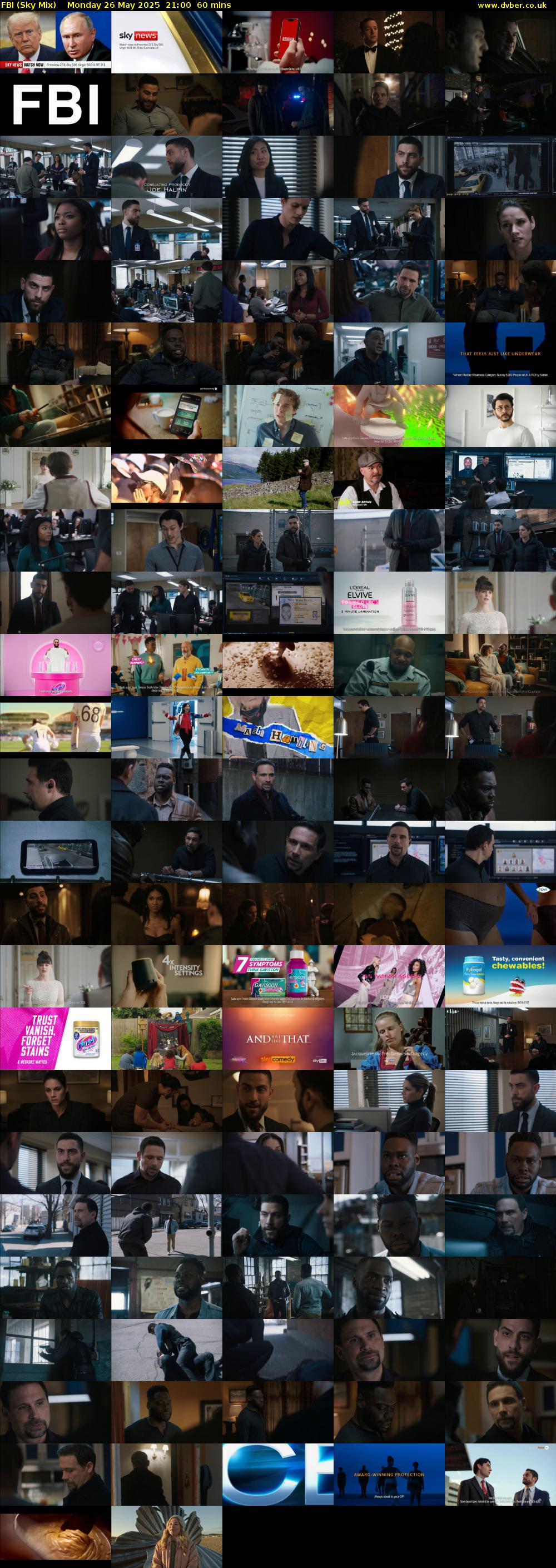 FBI (Sky Mix) Monday 26 May 2025 21:00 - 22:00