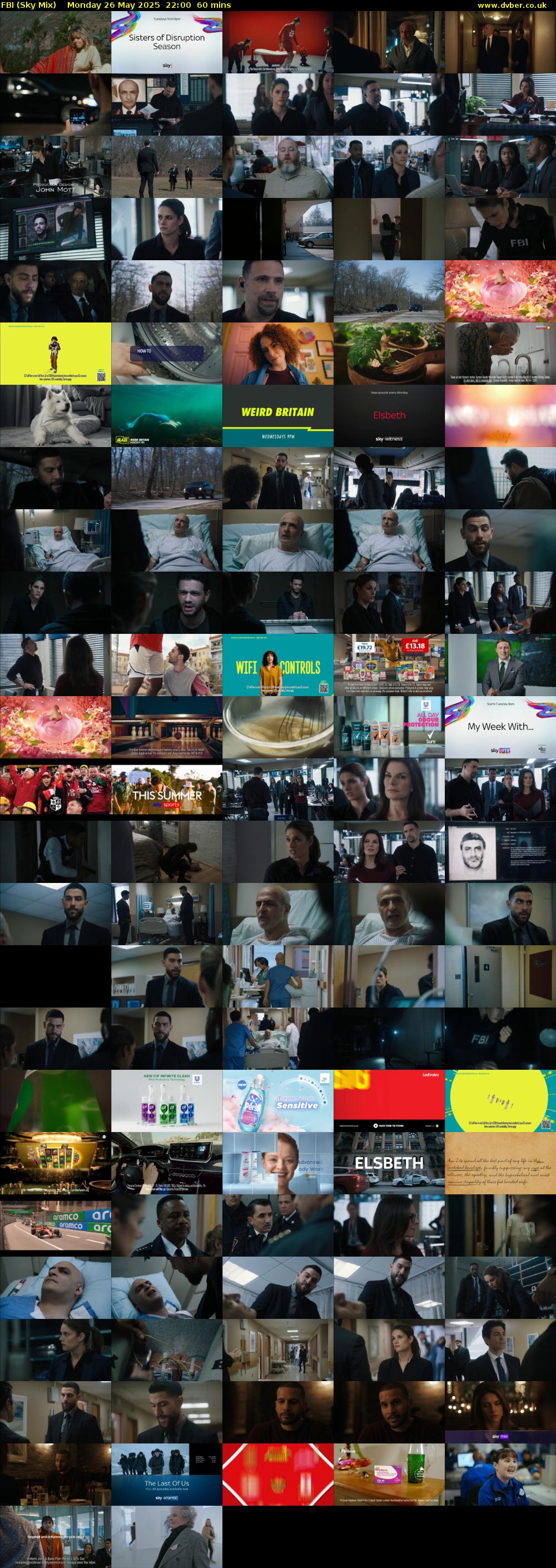 FBI (Sky Mix) Monday 26 May 2025 22:00 - 23:00