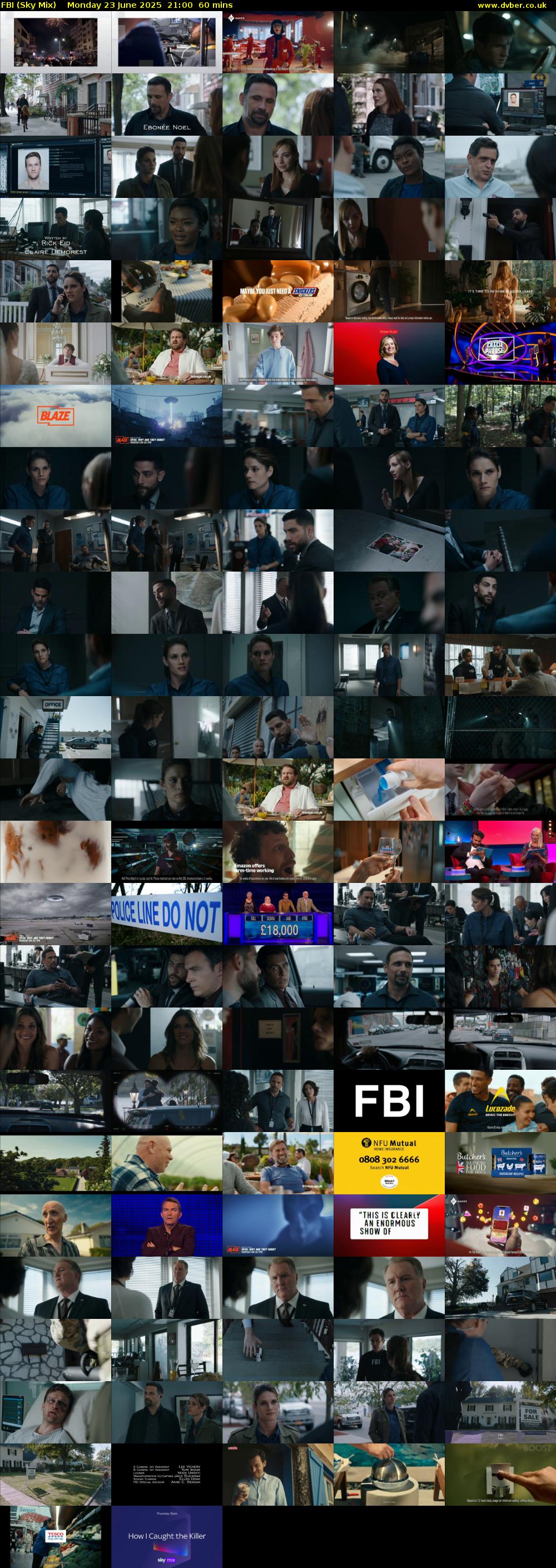FBI (Sky Mix) Monday 23 June 2025 21:00 - 22:00