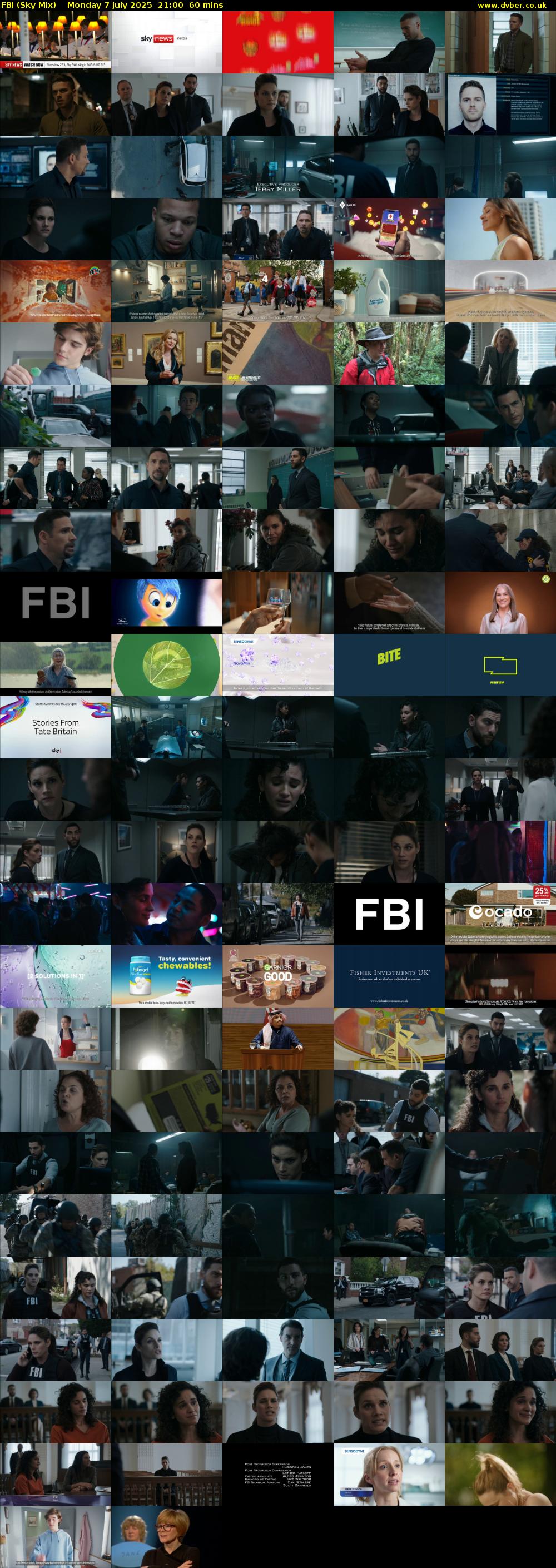FBI (Sky Mix) Monday 7 July 2025 21:00 - 22:00