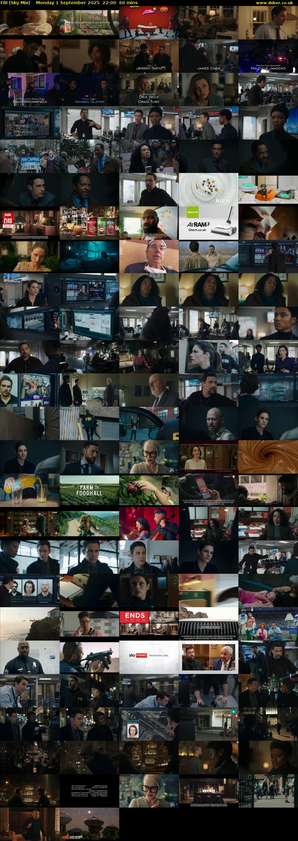 FBI (Sky Mix) Monday 1 September 2025 22:00 - 23:00