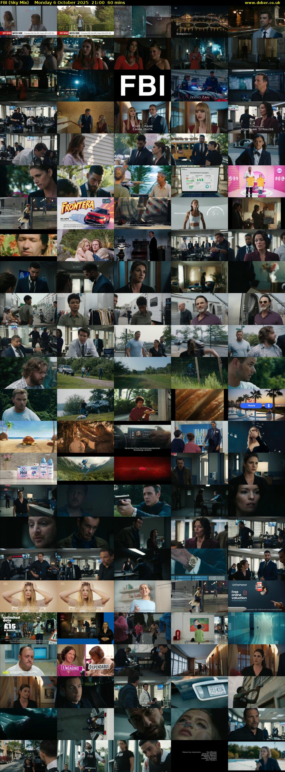 FBI (Sky Mix) Monday 6 October 2025 21:00 - 22:00