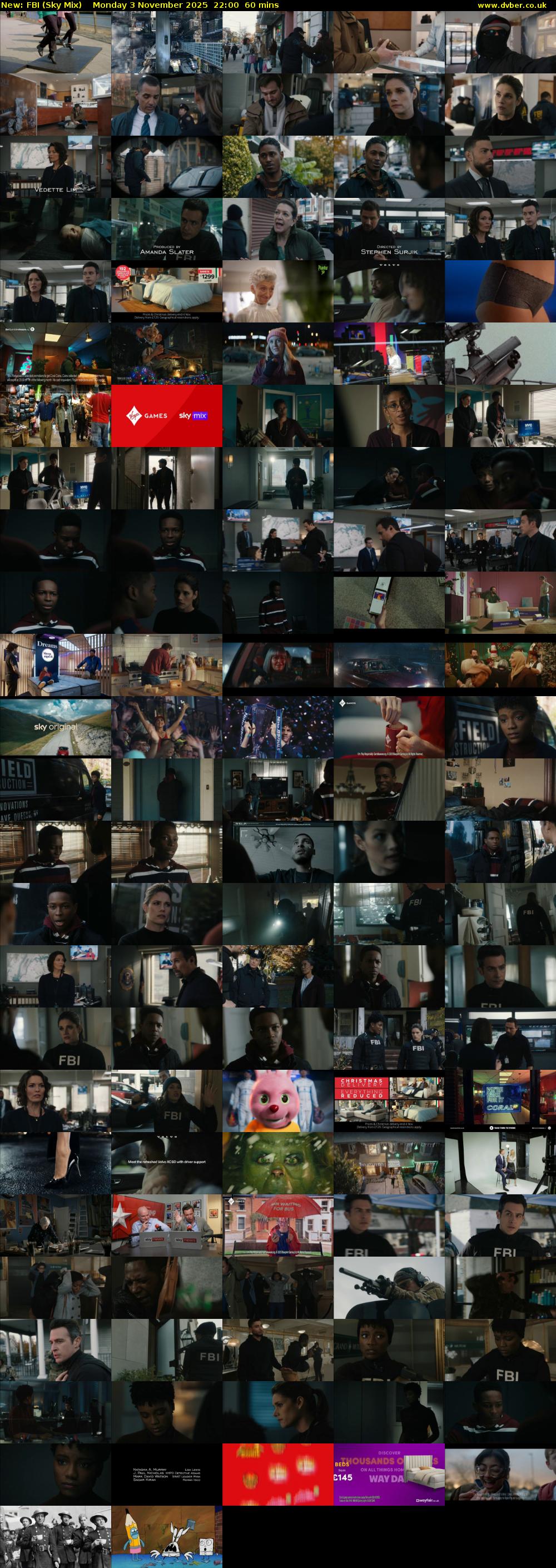 FBI (Sky Mix) Monday 3 November 2025 22:00 - 23:00