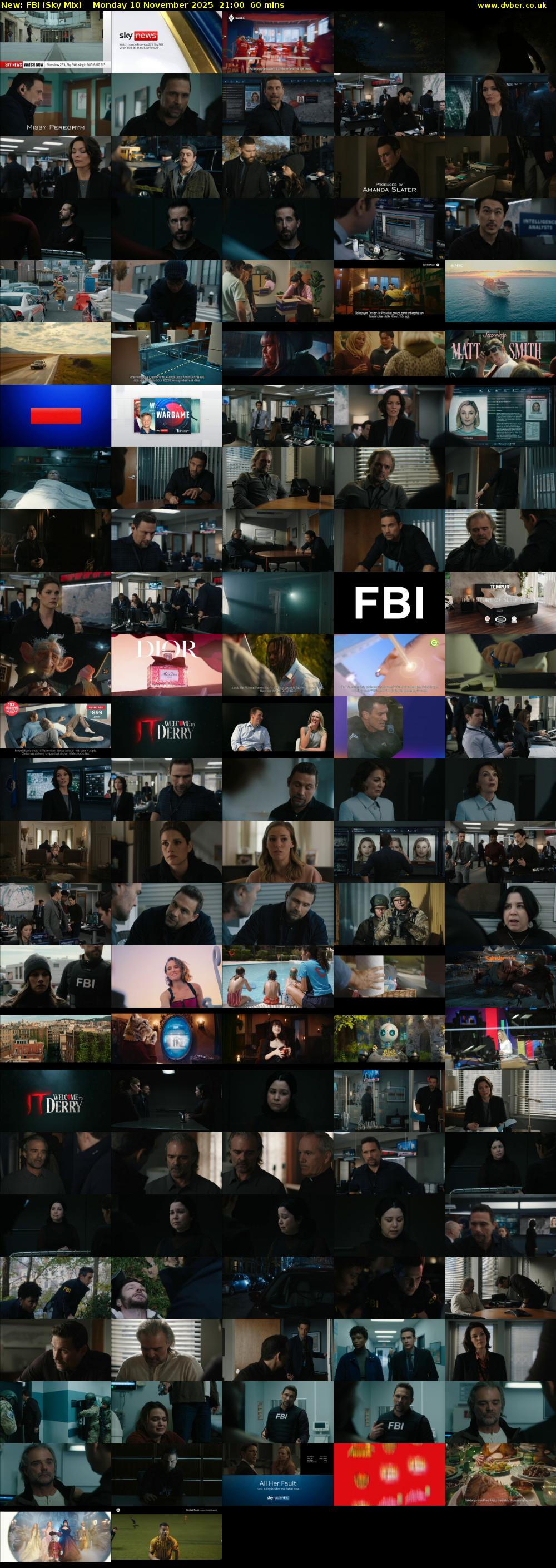 FBI (Sky Mix) Monday 10 November 2025 21:00 - 22:00