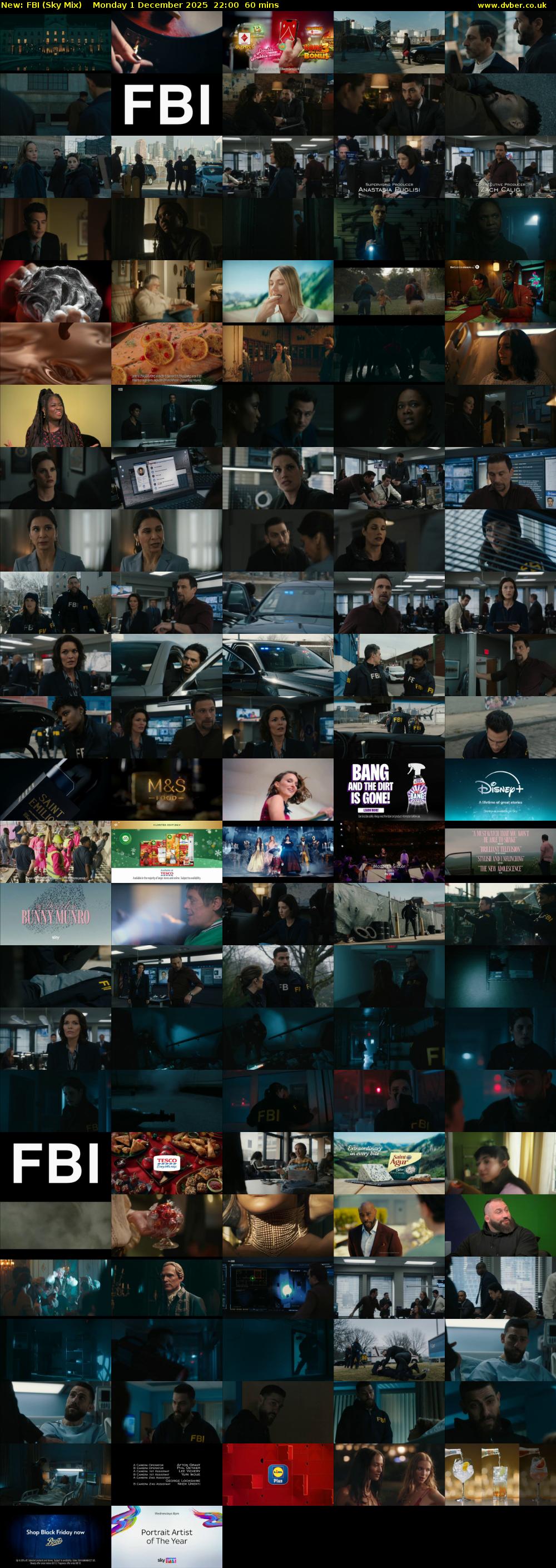 FBI (Sky Mix) Monday 1 December 2025 22:00 - 23:00