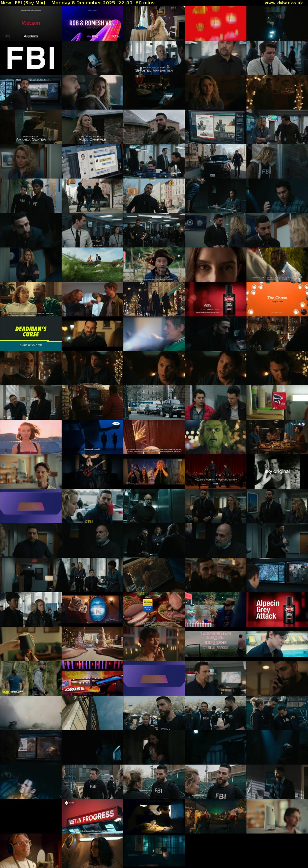 FBI (Sky Mix) Monday 8 December 2025 22:00 - 23:00