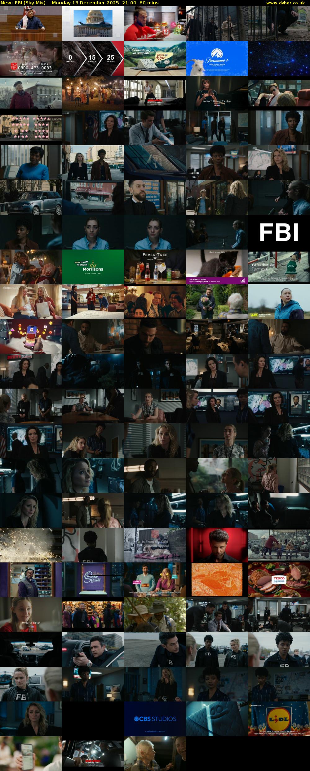FBI (Sky Mix) Monday 15 December 2025 21:00 - 22:00
